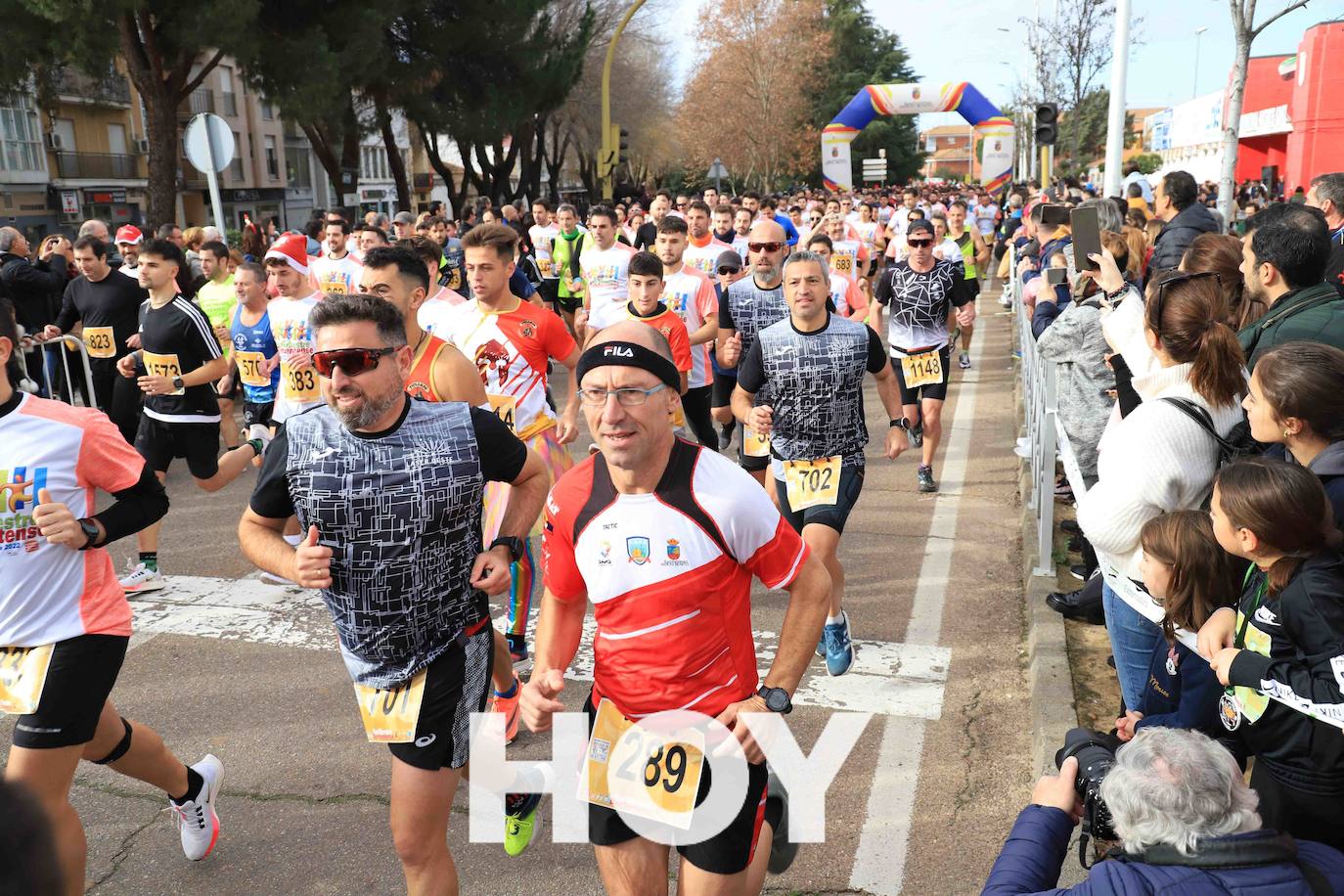 En la prueba no faltaron disfraces y diversión. 