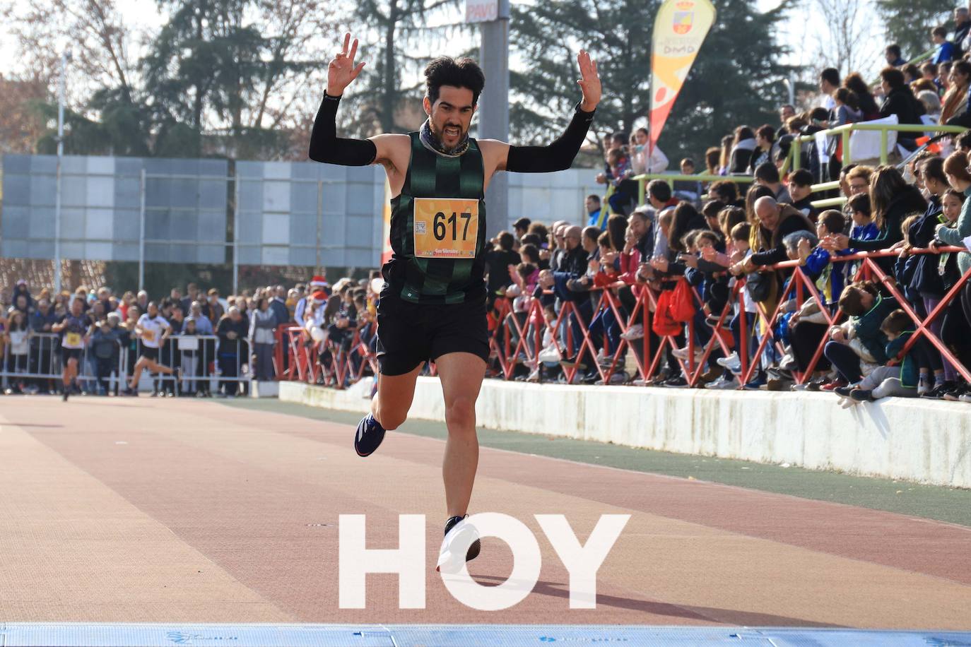 En la prueba no faltaron disfraces y diversión. 