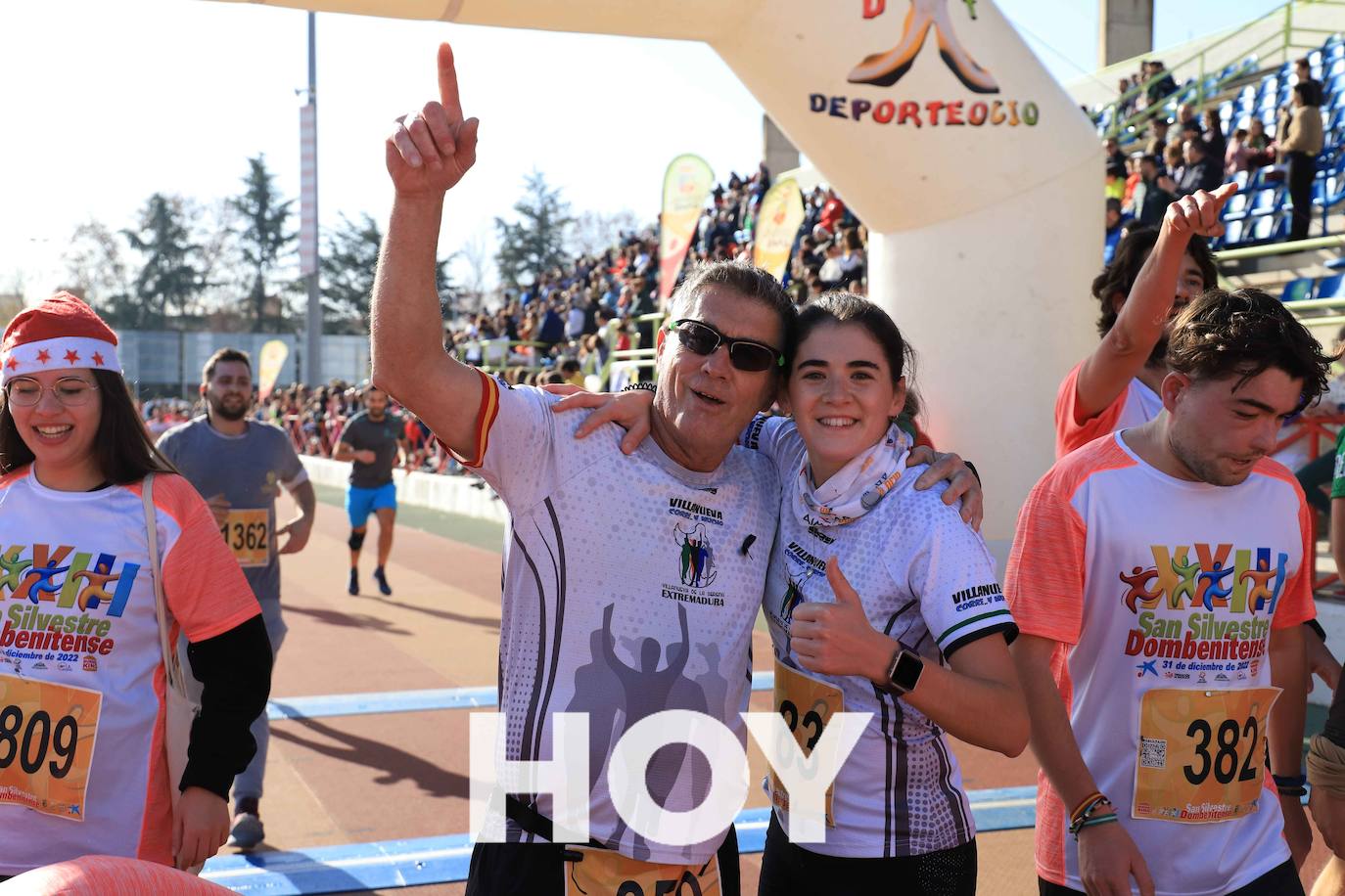 En la prueba no faltaron disfraces y diversión. 