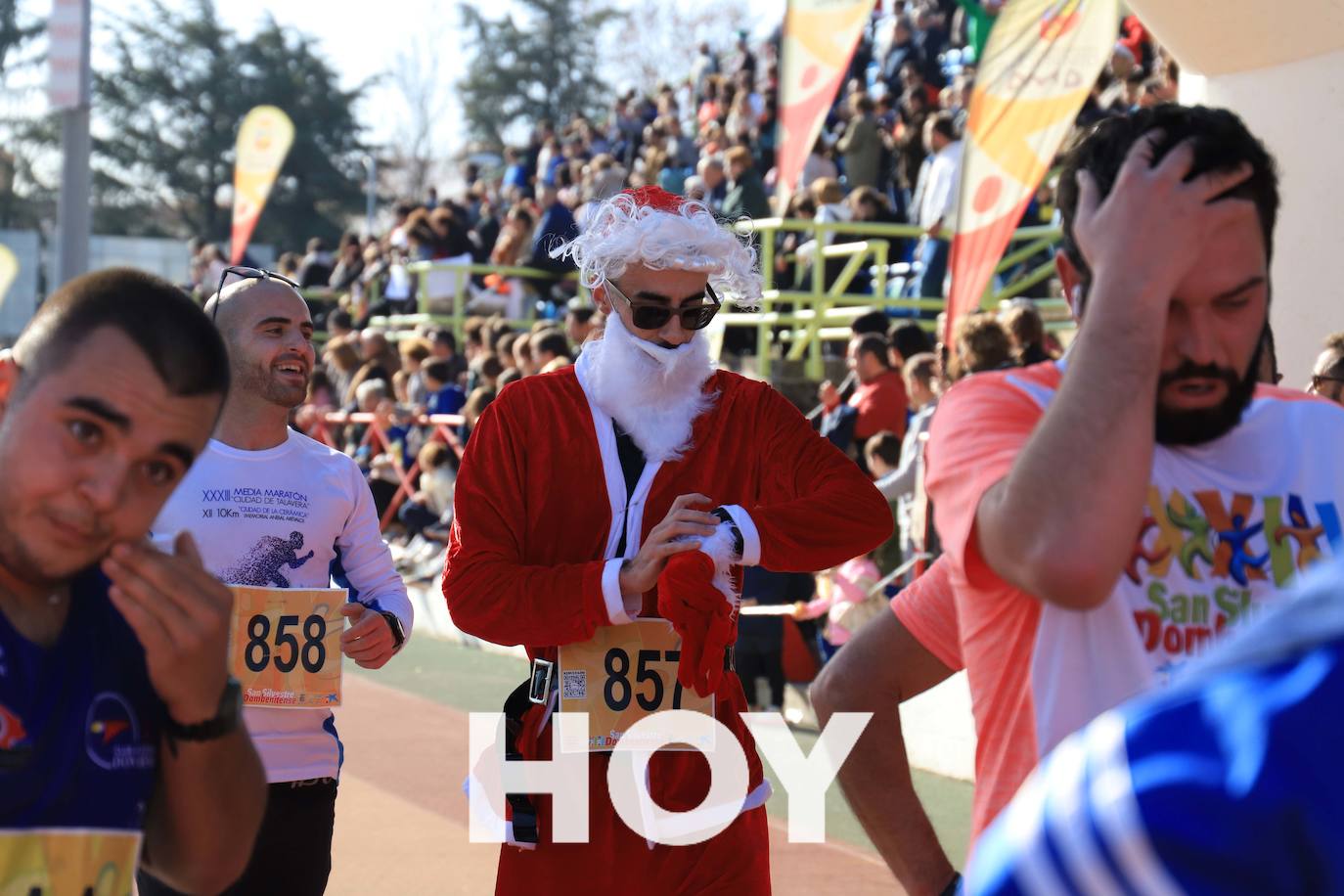 En la prueba no faltaron disfraces y diversión. 