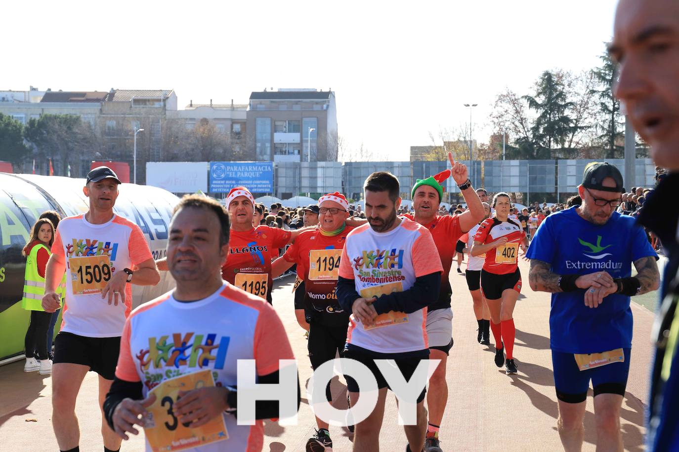 En la prueba no faltaron disfraces y diversión. 