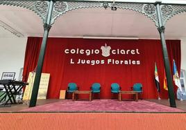 Todo preparado en el centro educativo para la celebración de esta noche.