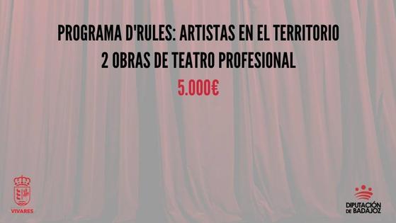 El programa D'Rule traerá dos obras de teatro a Vivares en noviembre