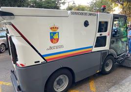 Barredora adquirida por el Ayuntamiento en 2021.
