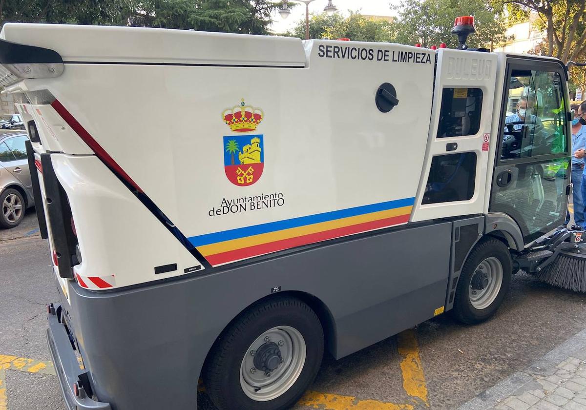 Barredora adquirida por el Ayuntamiento en 2021.