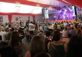 La caseta municipal cuenta hoy y mañana con varios conciertos.