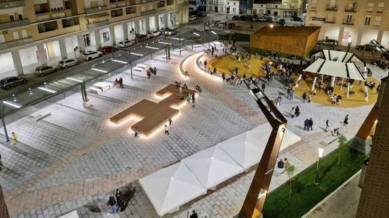 La plaza de Guadalupe estrena su nueva imagen tras dos años y medio de obras