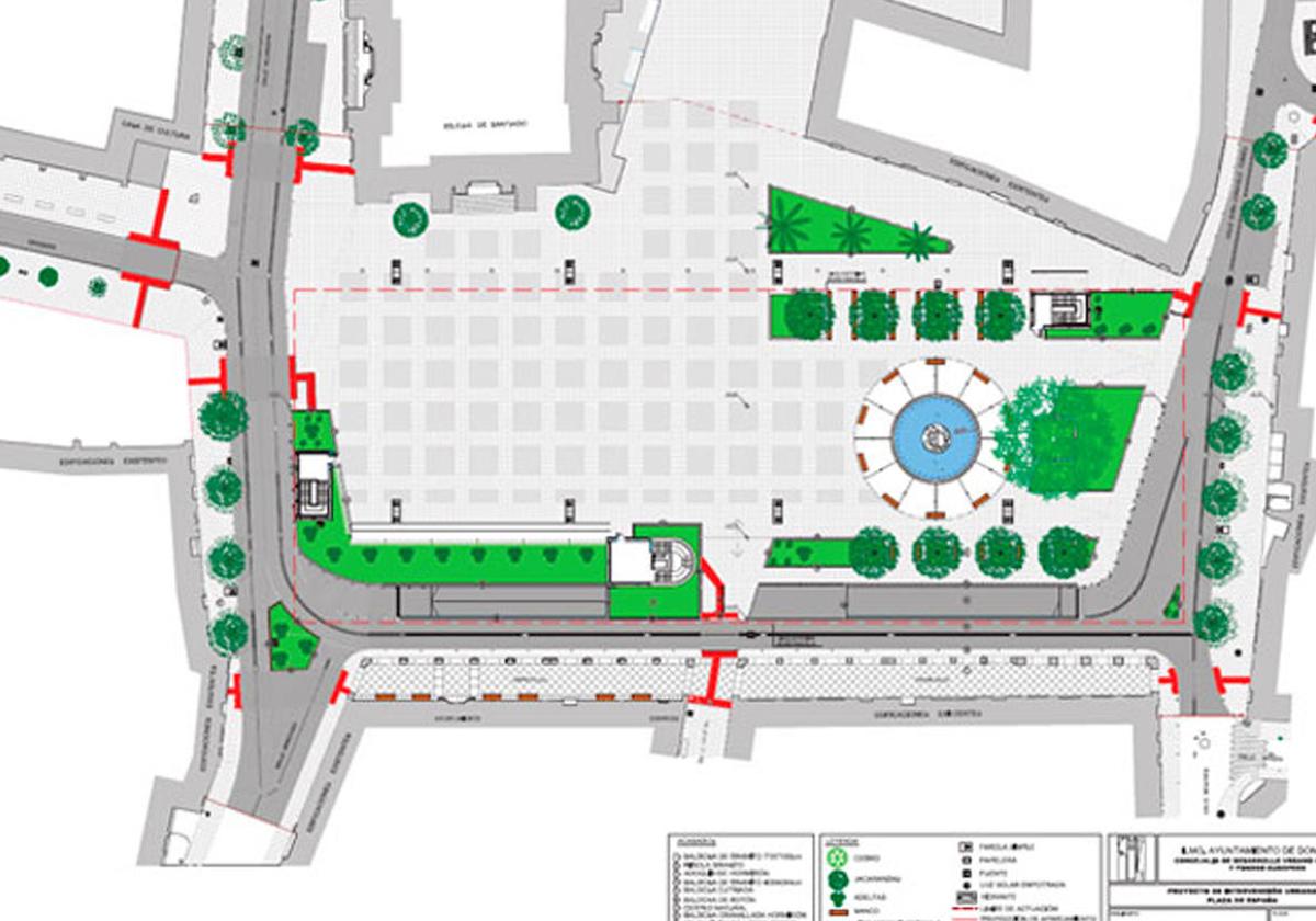 Los cambios de la 'nueva' plaza de España