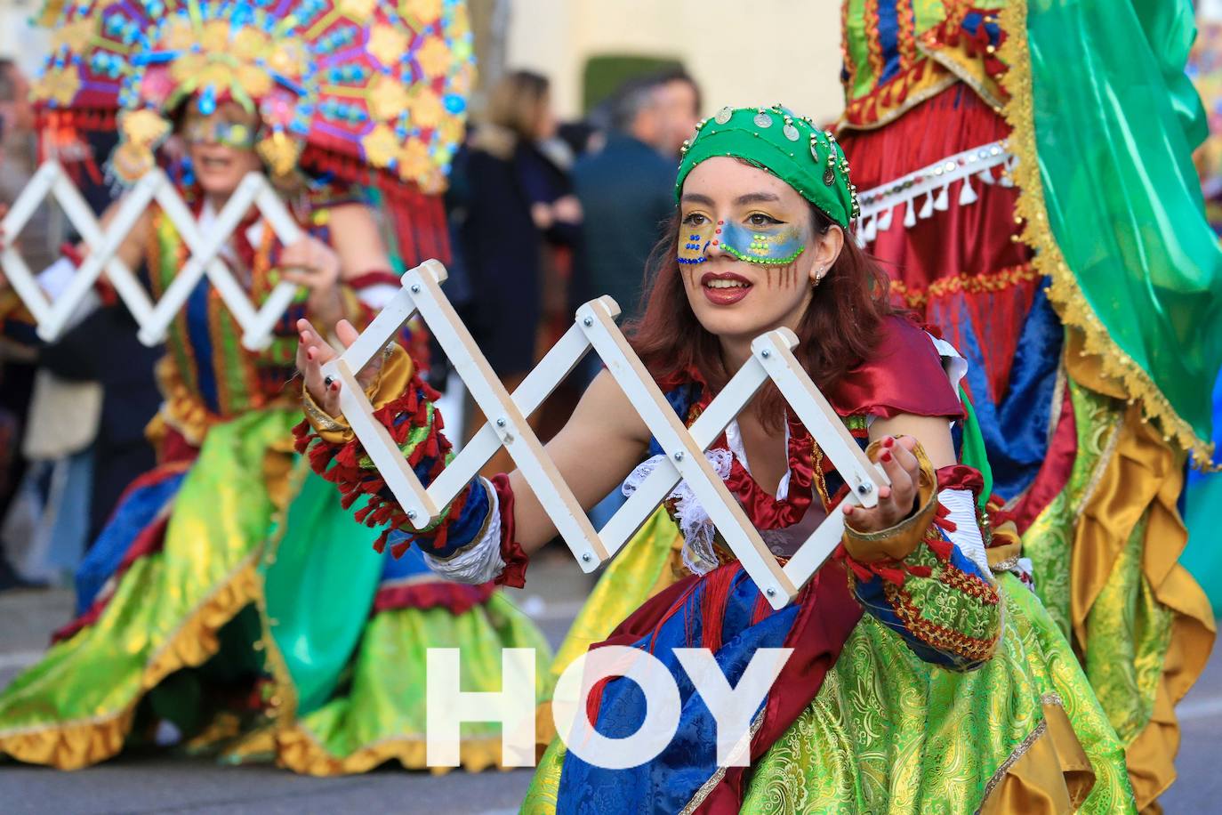 El desfile de este sábado contó con quince agrupaciones con un alto nivel. 