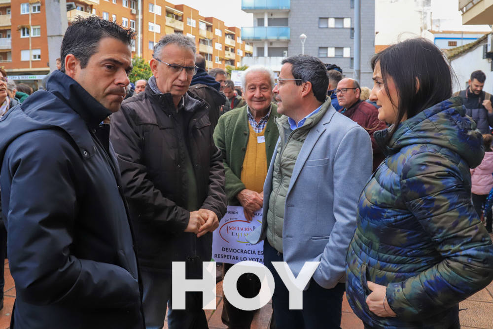 La manifestación a favor de la unión Don Benito-Villanueva, en imágenes