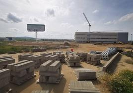Estado actual de las obras del primer módulo del hospital Don Benito-Villanueva.