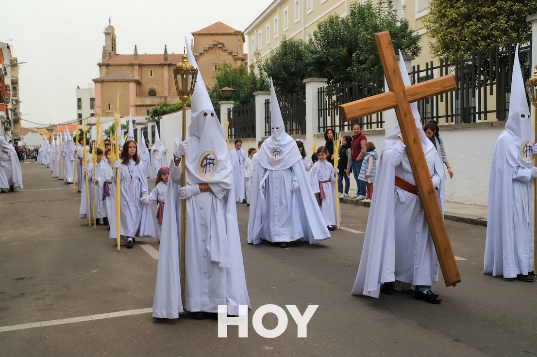 La Borriquita recorrió las calles de Don Benito en el Domingo de Ramos