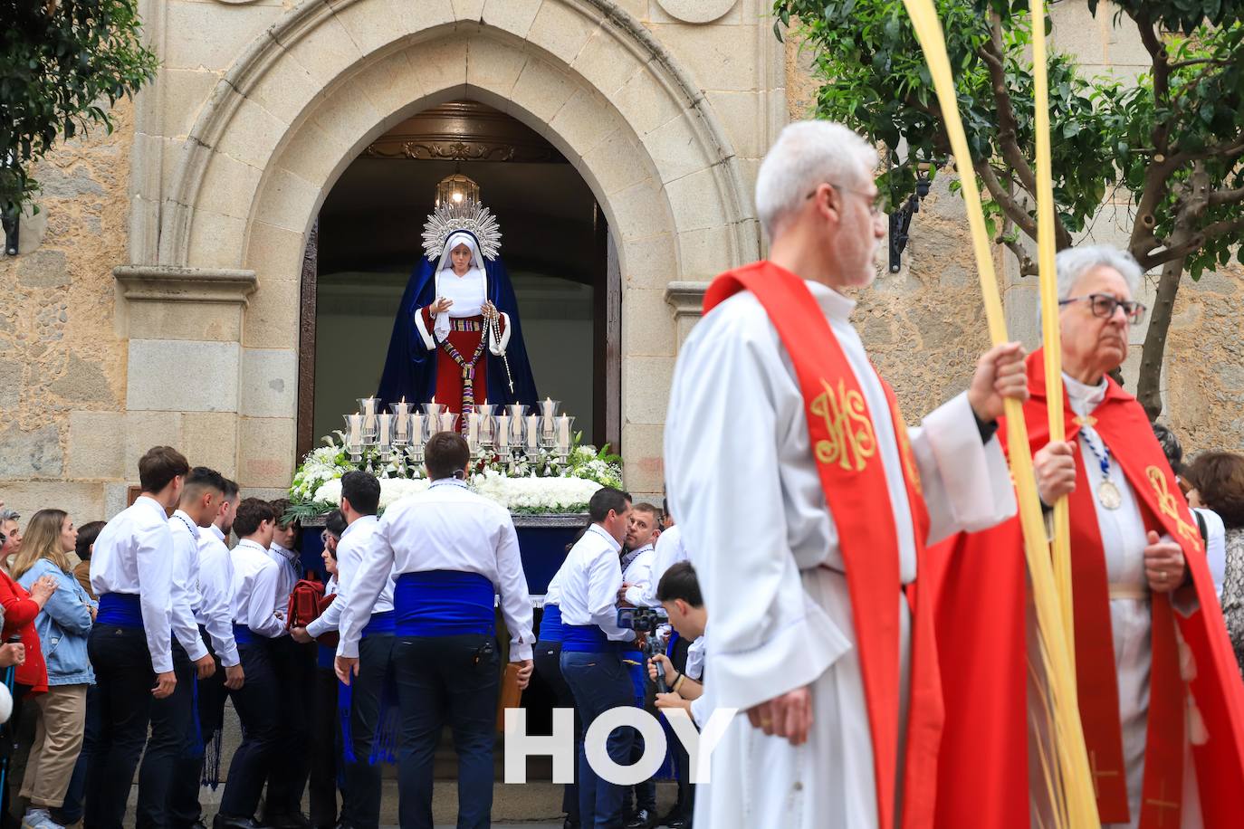 La Borriquita recorrió las calles de Don Benito en el Domingo de Ramos