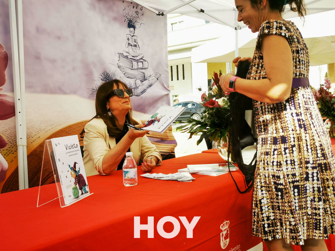 Nieves Herrero y Jesús Sánchez Adalid cierran una intensa Feria del Libro y de las Flores