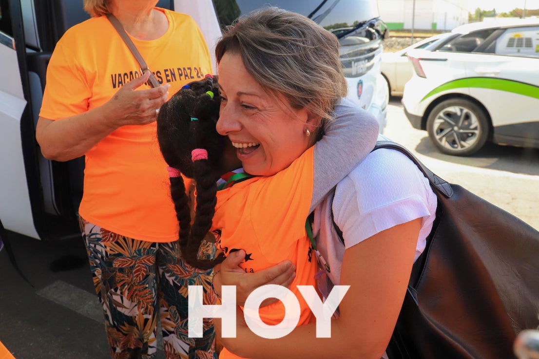 Alegría en el recibimiento a los niños saharauis en Don Benito