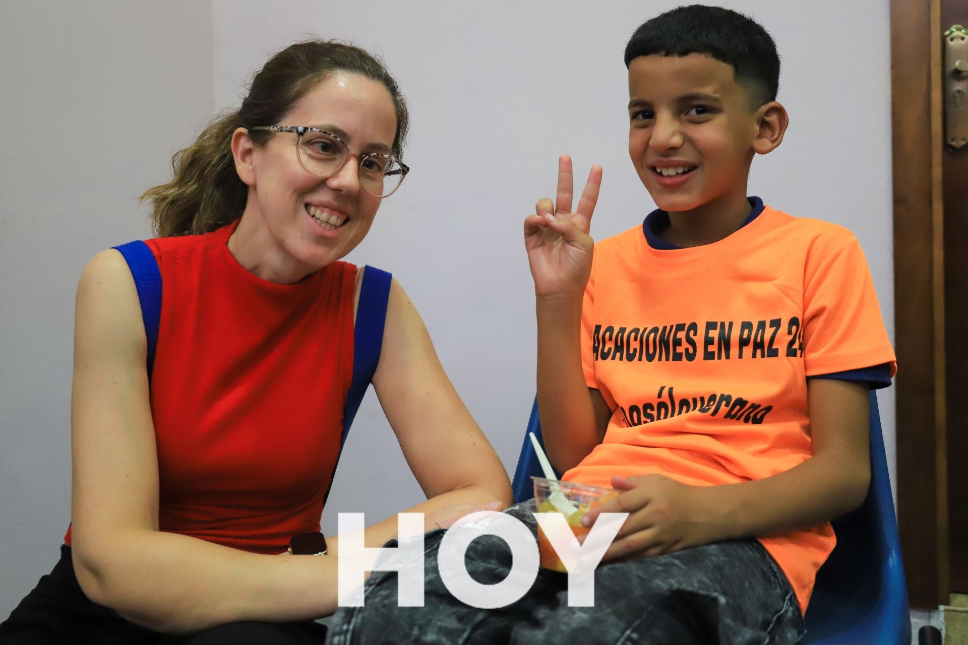 Alegría en el recibimiento a los niños saharauis en Don Benito