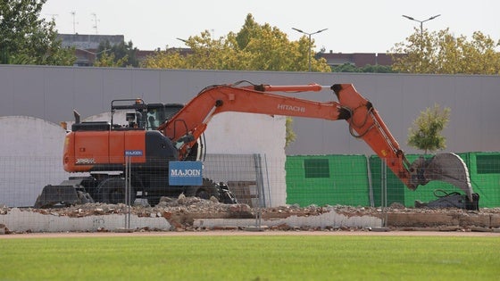 Comienzan las obras de la nueva grada del Vicente Sanz
