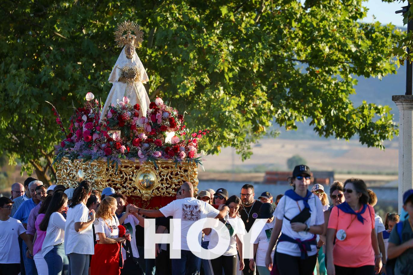 La Virgen de las Cruces ya está en Don Benito para La Velá