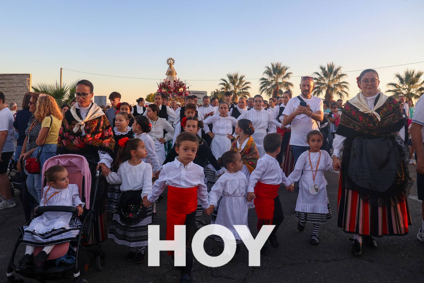 La Virgen de las Cruces ya está en Don Benito para La Velá