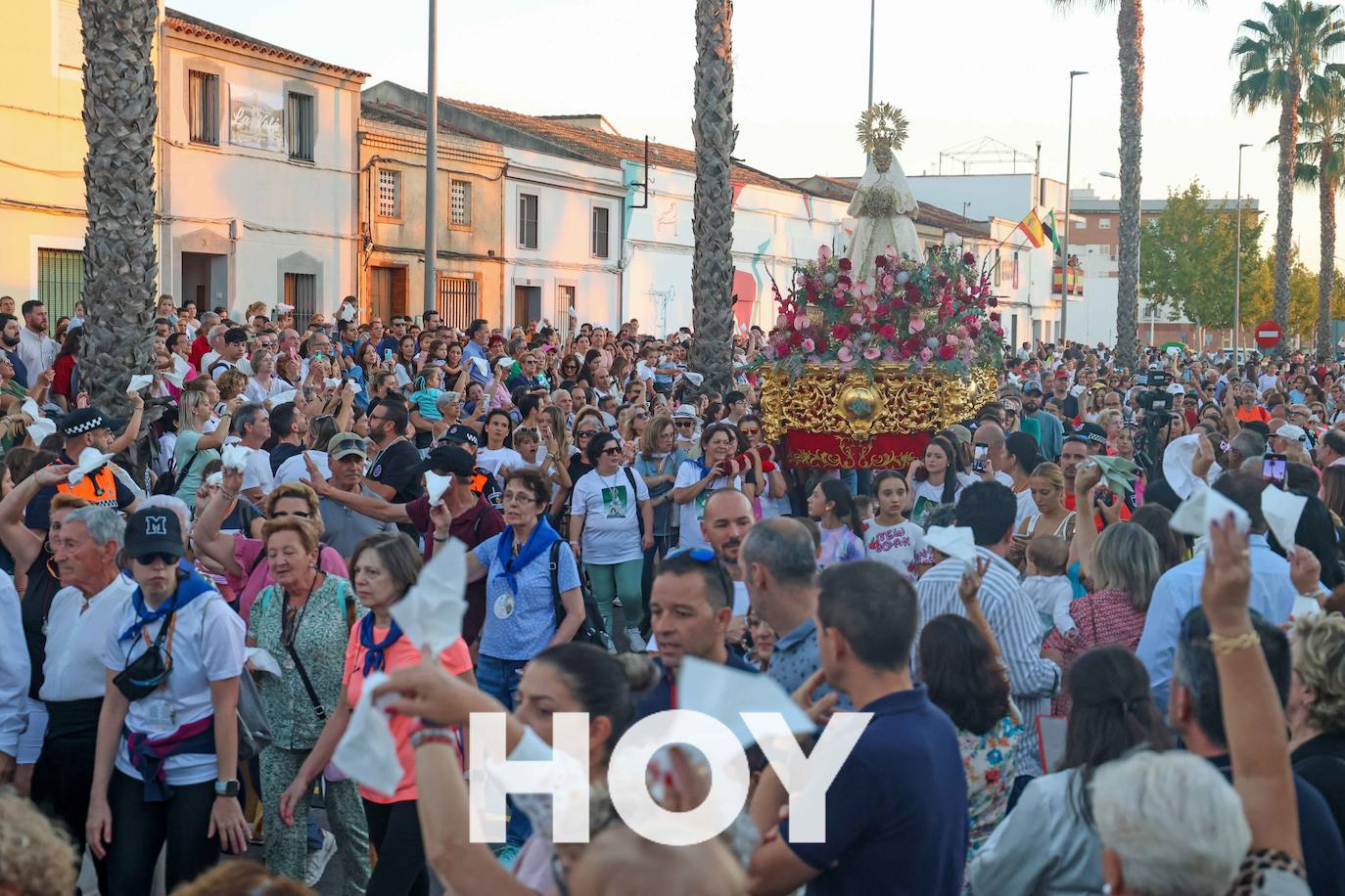 La Virgen de las Cruces ya está en Don Benito para La Velá