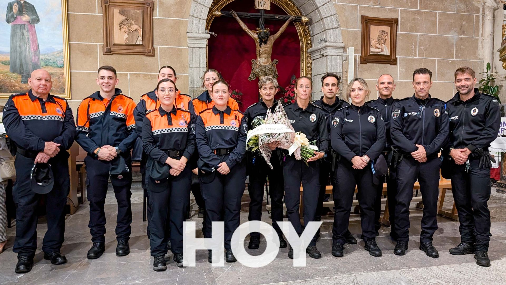 Ofrenda floral y despedida a la Virgen de las Cruces
