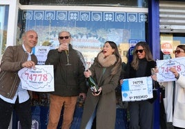 Celebración en la avenida Alonso Martín.