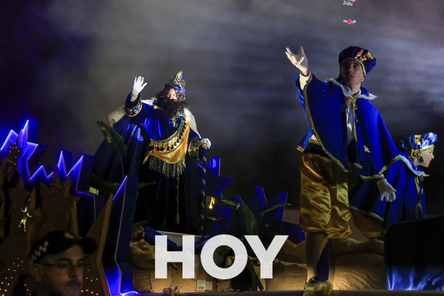 Imágenes de la animada cabalgata de Reyes en Don Benito