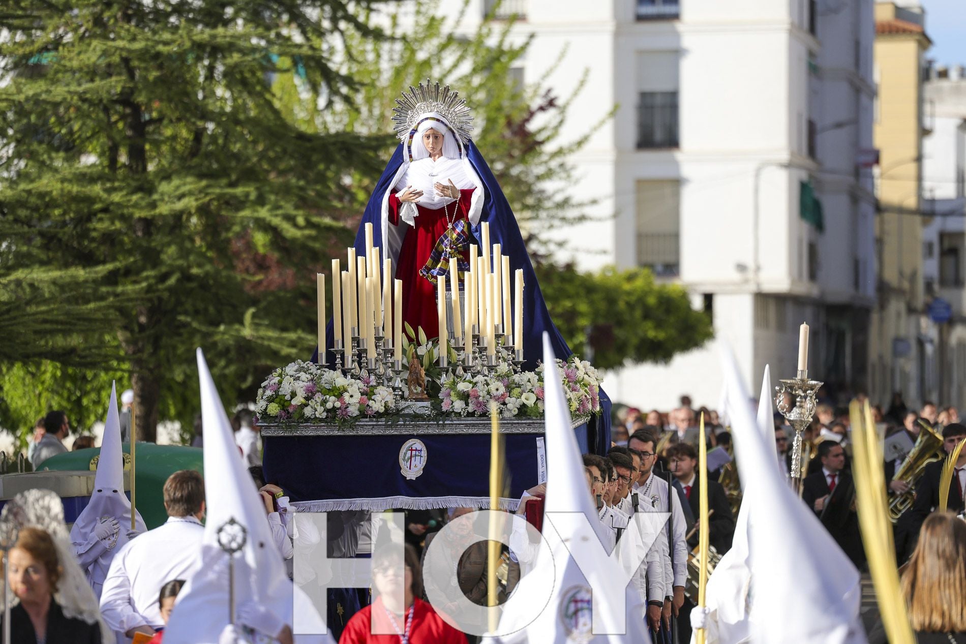 Imágenes del Domingo de Ramos y el Lunes Santo en Don Benito