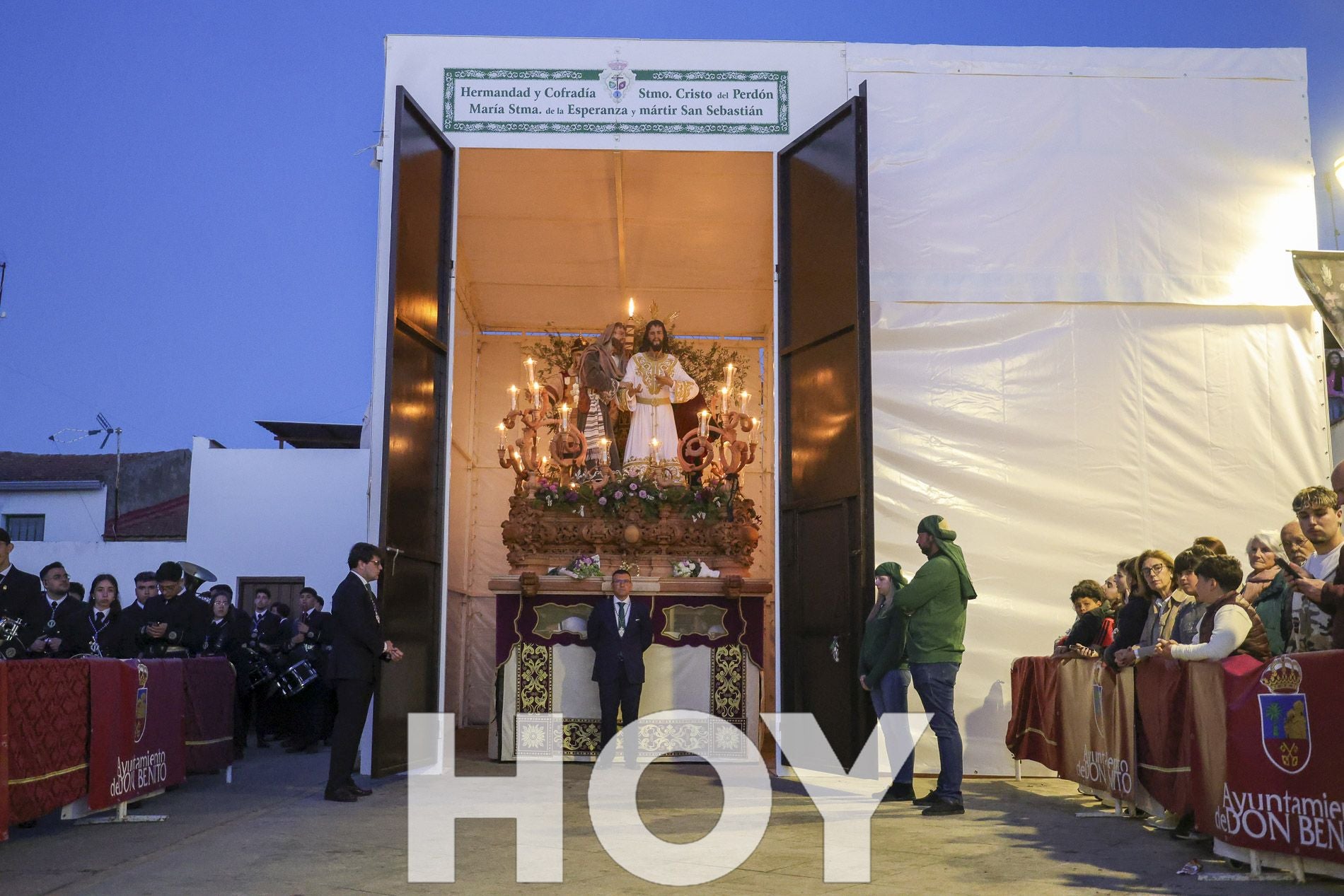 Imágenes del Domingo de Ramos y el Lunes Santo en Don Benito