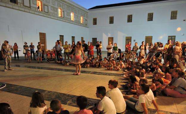 Espectaculo de saltimbanquis