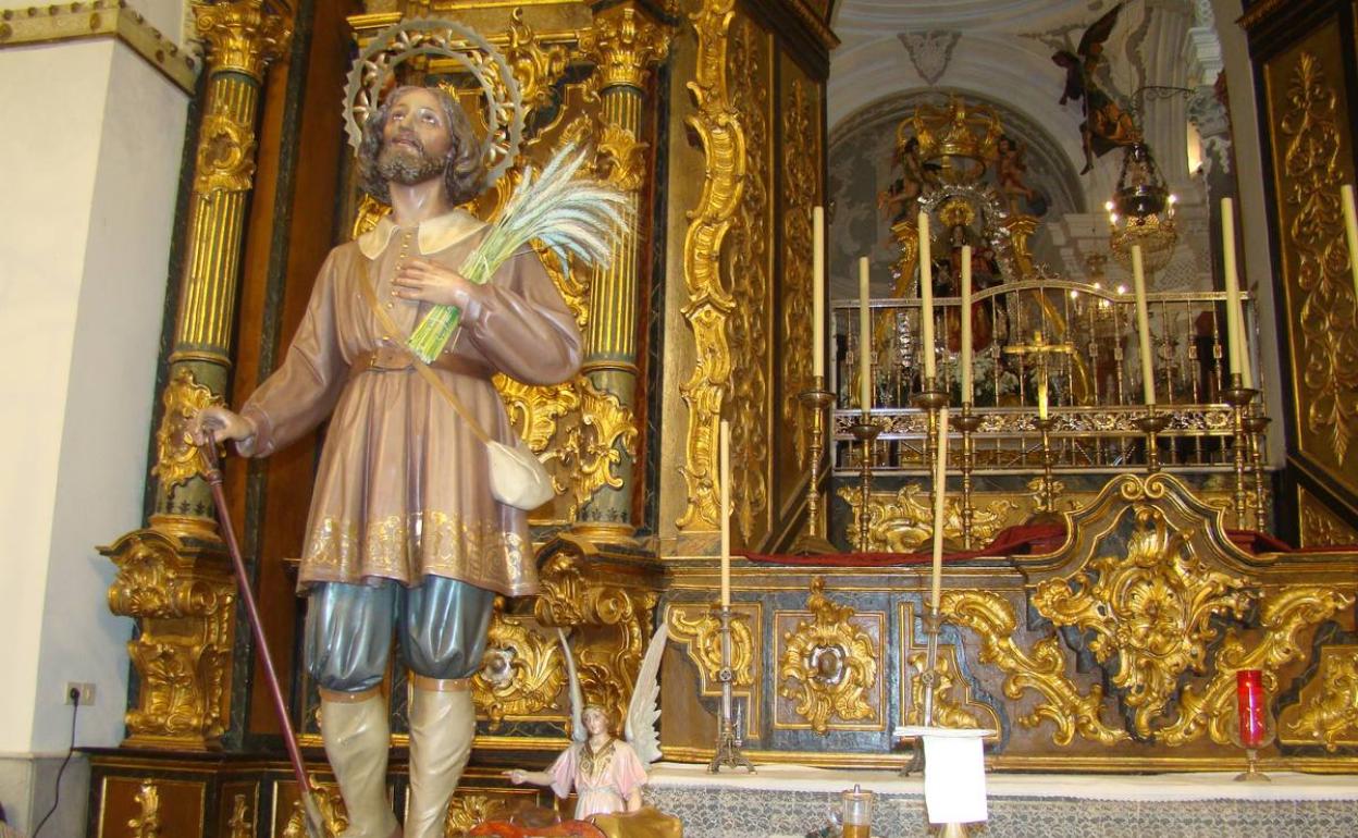 San Isidro Labrador en el Santurario de la Virgen de los Remedios 