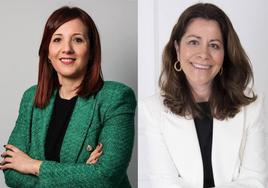 María José Serrano y Tina Rodríguez, candidatas a la alcaldía de Fregenal