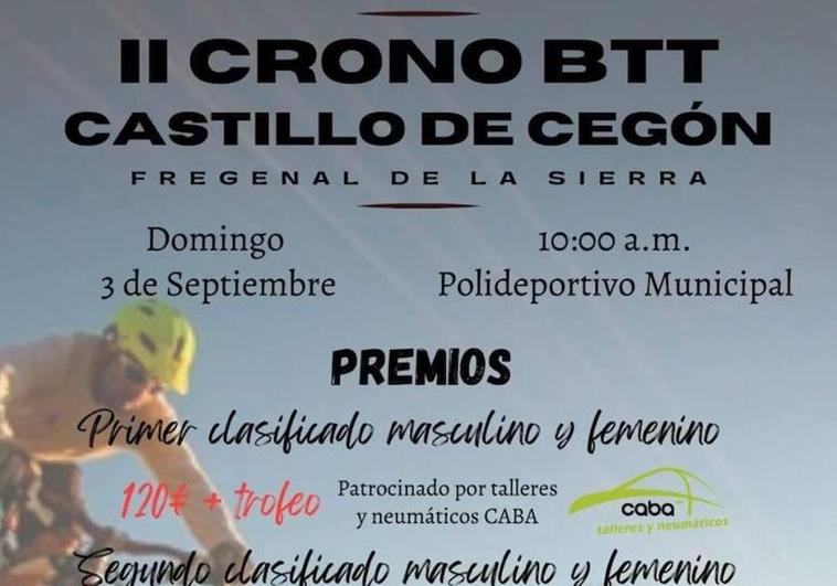 En septiembre vuelve la Crono BTT Castillo de Cegón