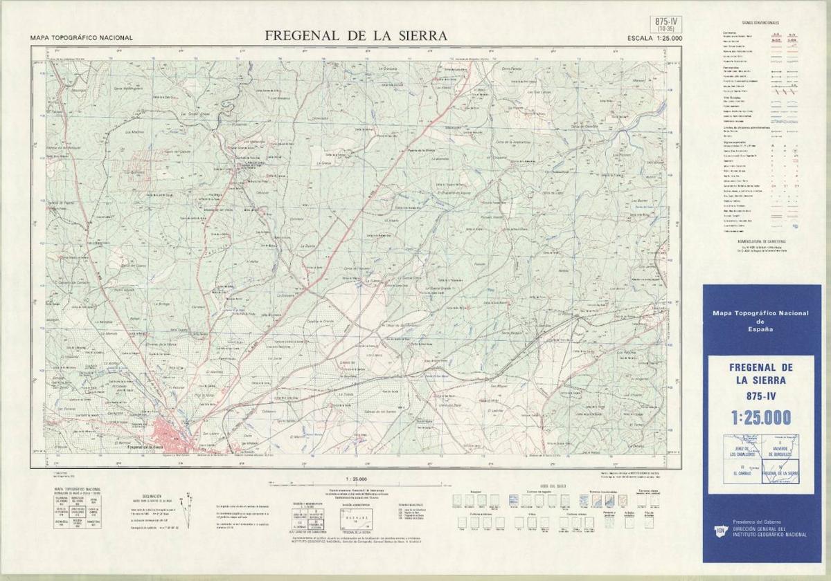 Cartografía y toponimia de Fregenal y Jerez de los Caballeros
