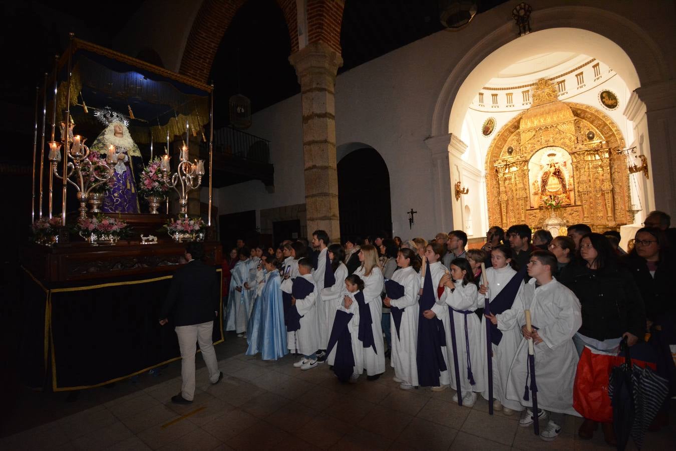 La lluvia impidió la procesión de Nuestro Padre Jesús Atado a la Columna