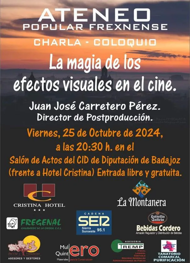 El Ateneo acoge la charla-coloquio 'La magia de los efectos visuales en el cine'