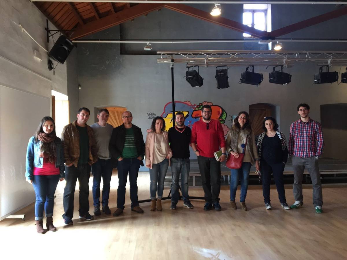 Participantes en la convocatoria del Espacio para la Creación Joven de Fregenal 