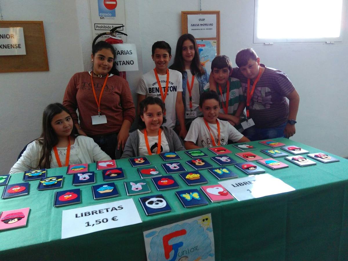 Alumnos del 'Junior Emprende' del CEIP Arias Montano exponen en Zafra