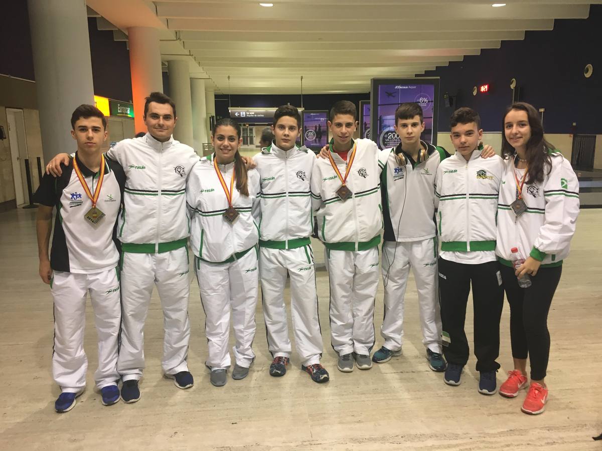 Cuatro medallas para el Club de Kárate Oaki en los Campeonatos de España Cadete-Junio y Sub-21 de Kárate