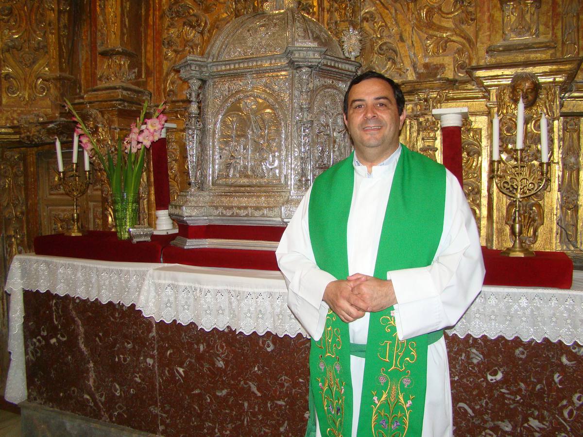 El párroco de Fregenal de la Sierra Andrés Román García. 