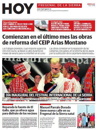 HOY Fregenal adelanta su salida este mes coincidiendo con el comienzo del 37 Festival Internacional de la Sierra