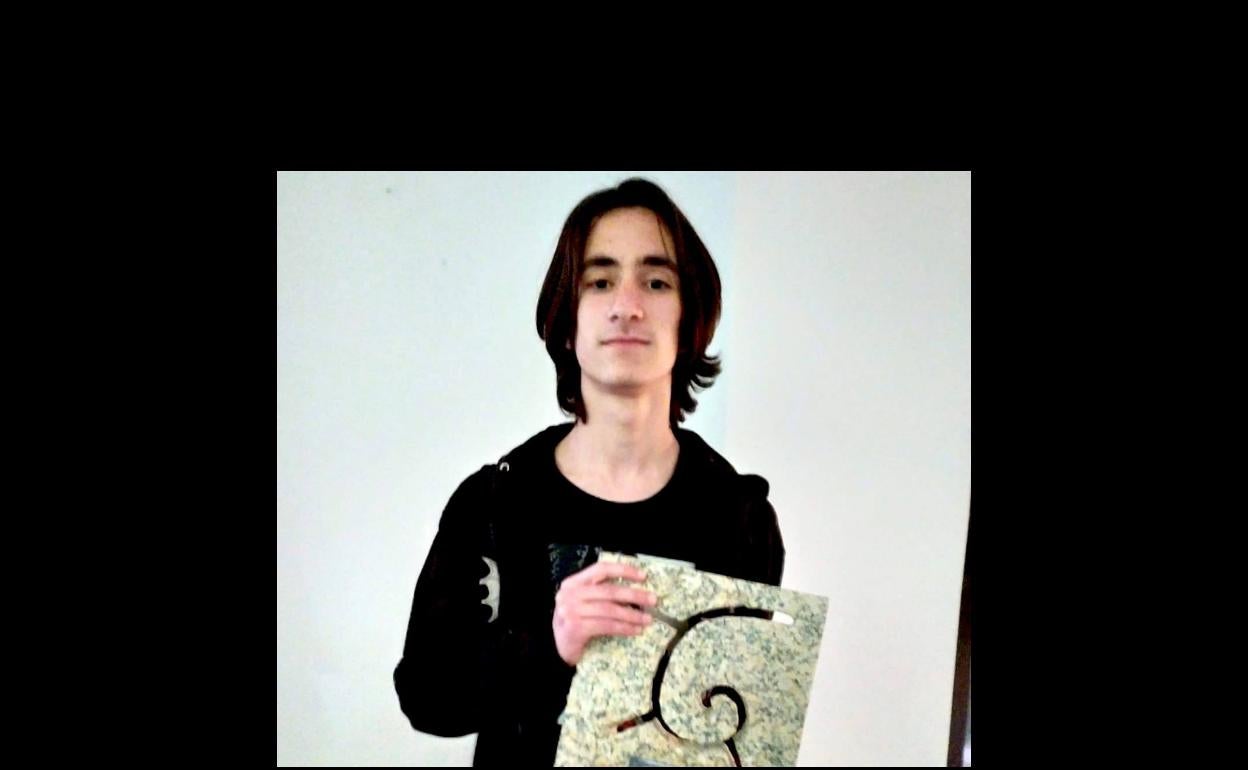 Andrés, tras recoger su premio 