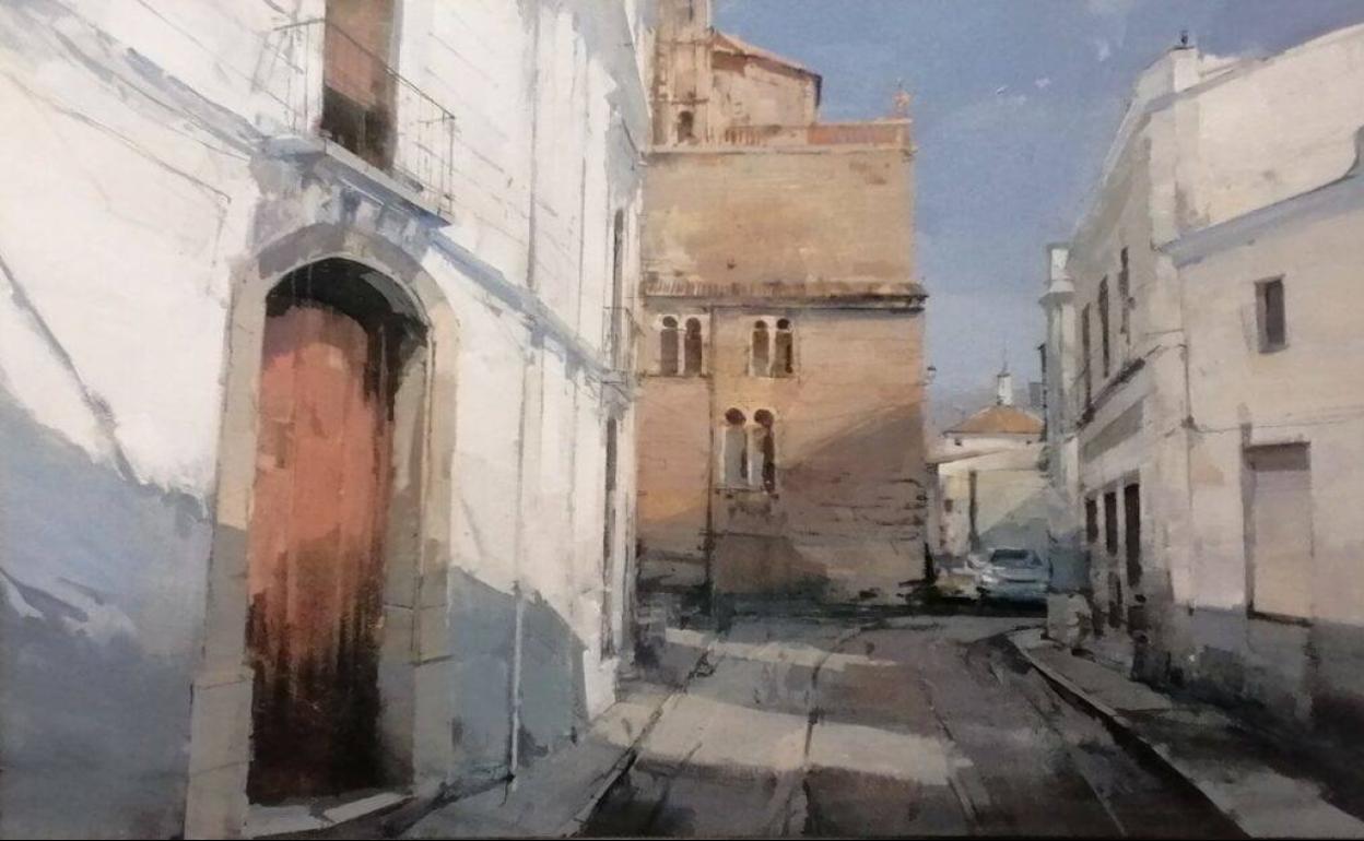 El artista malagueño Cristóbal León García ganador del concurso de pintura Nicolás Megía