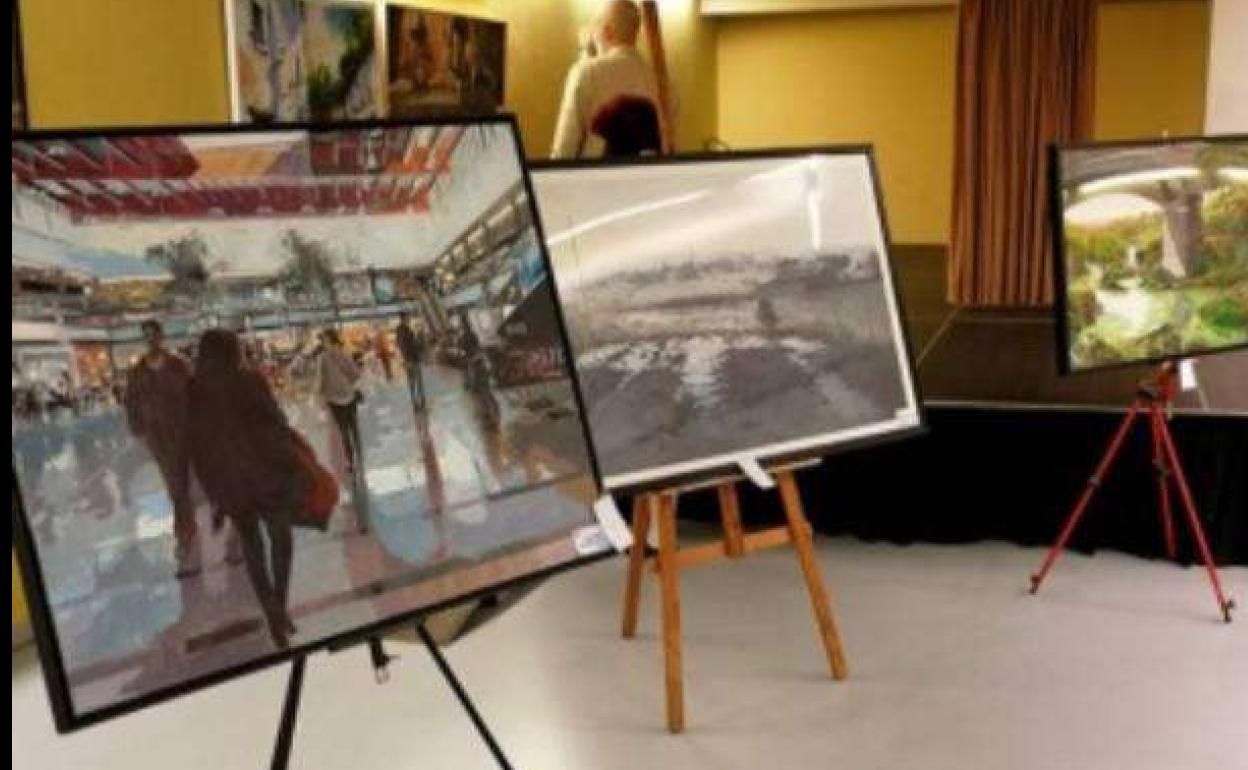 «Centro Comercial» de Rafael Cerdá ganador de la XX edición del Certamen Internacional de Pintura «Zurbarán» de Badalona