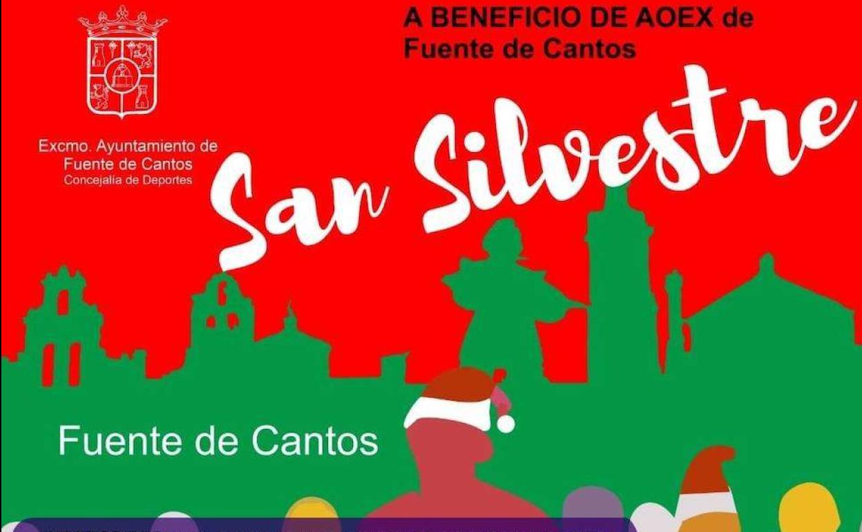 Cartel anunciador de la carrera de San Silvestre 