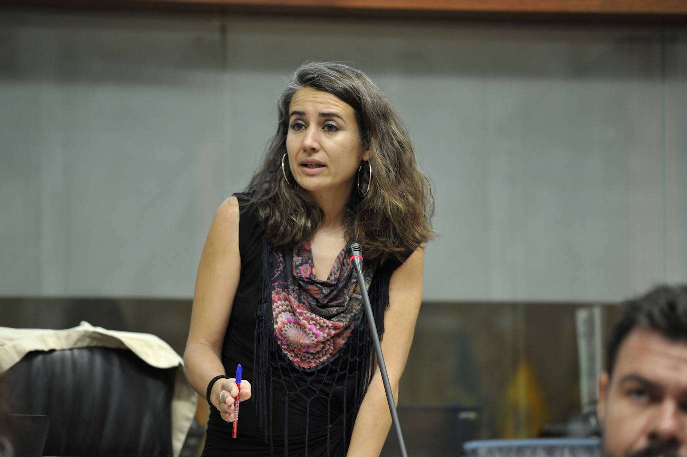 La portavoz de Unidas por Extremadura Irene de Miguel 
