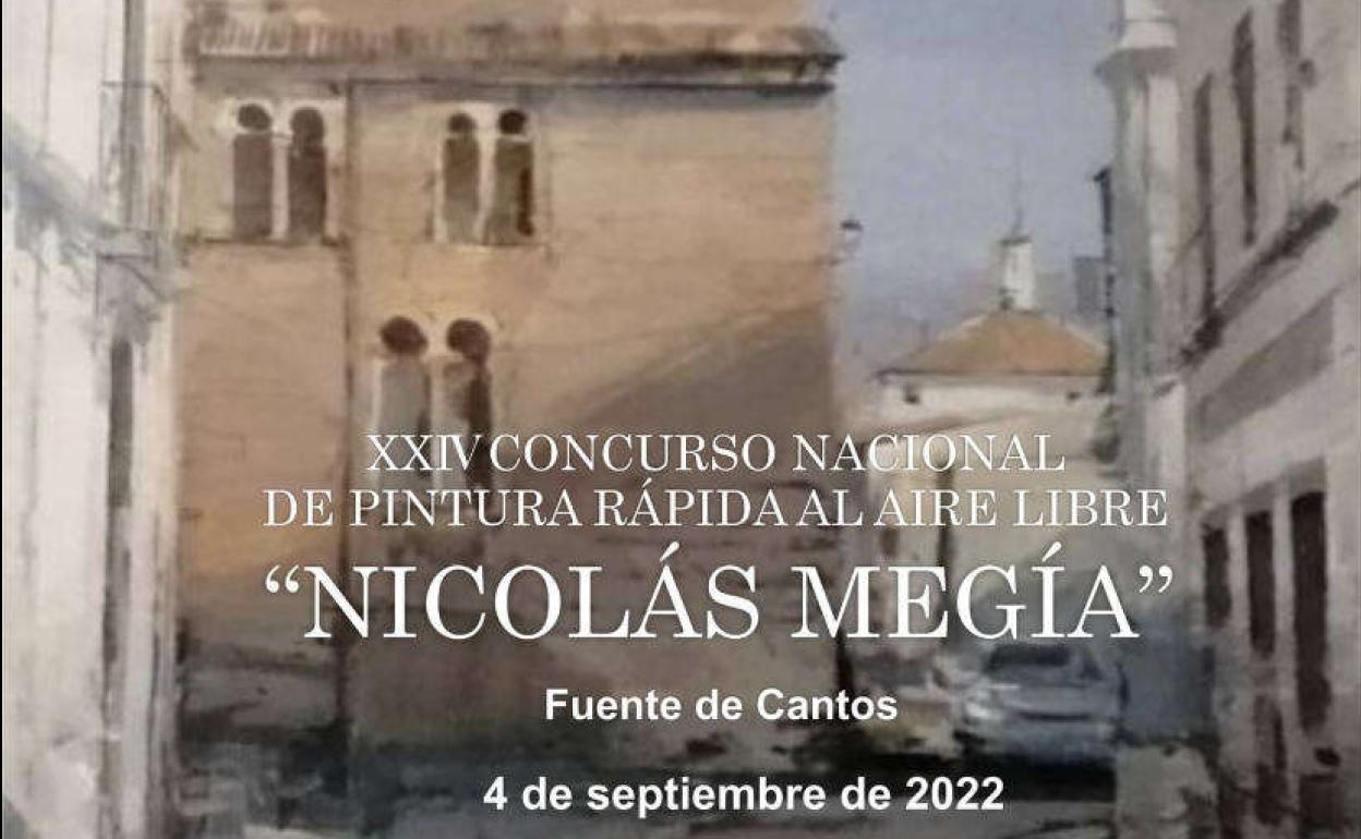 El XXIV Premio de Pintura Rápida al Aire Libre Nicolás Megía, se celebrará el 4 de septiembre