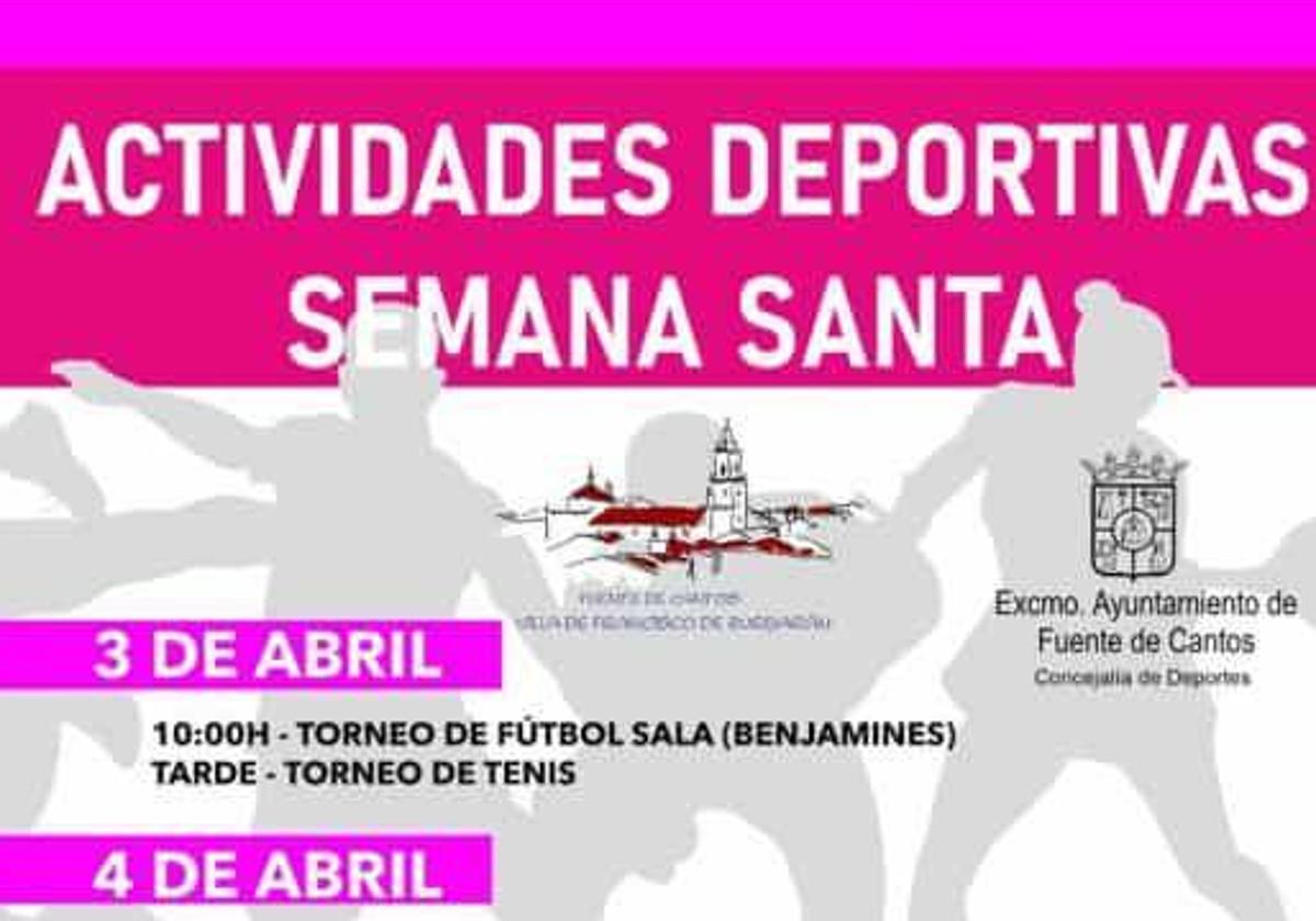 Programadas diferentes actividades deportivas en Semana Santa