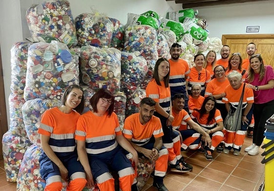 Éxito abrumador en la campaña de recogida de tapones