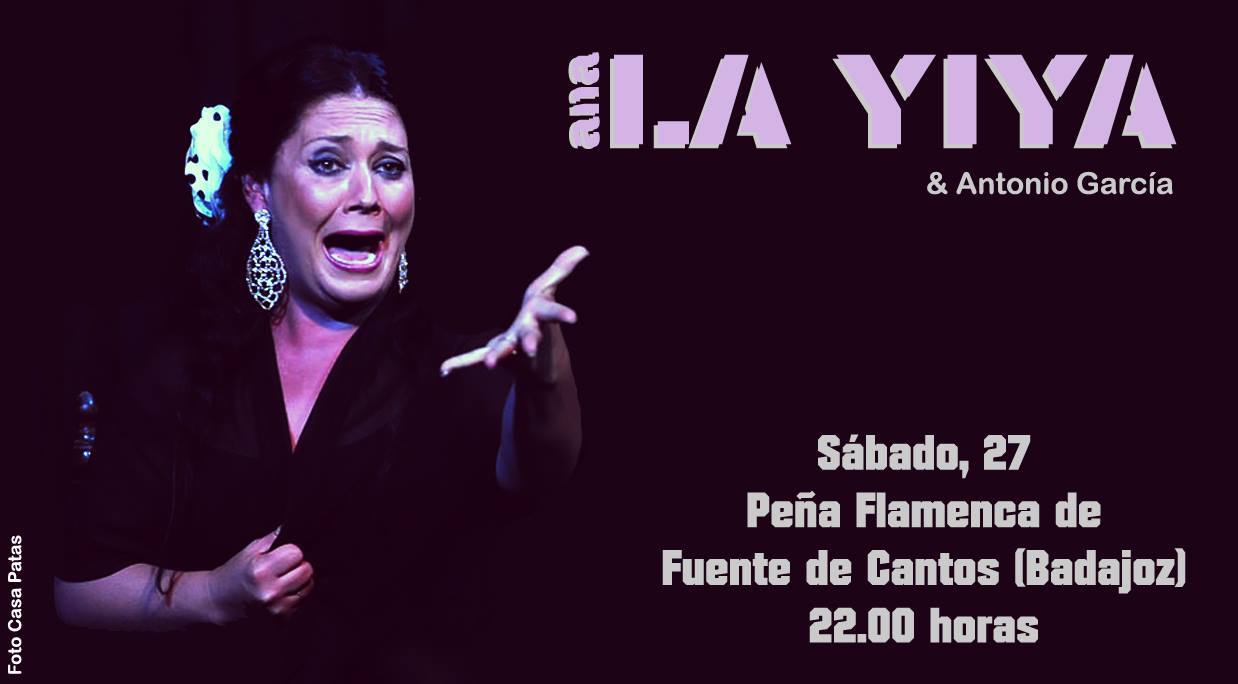 Cartel de la actuación. 